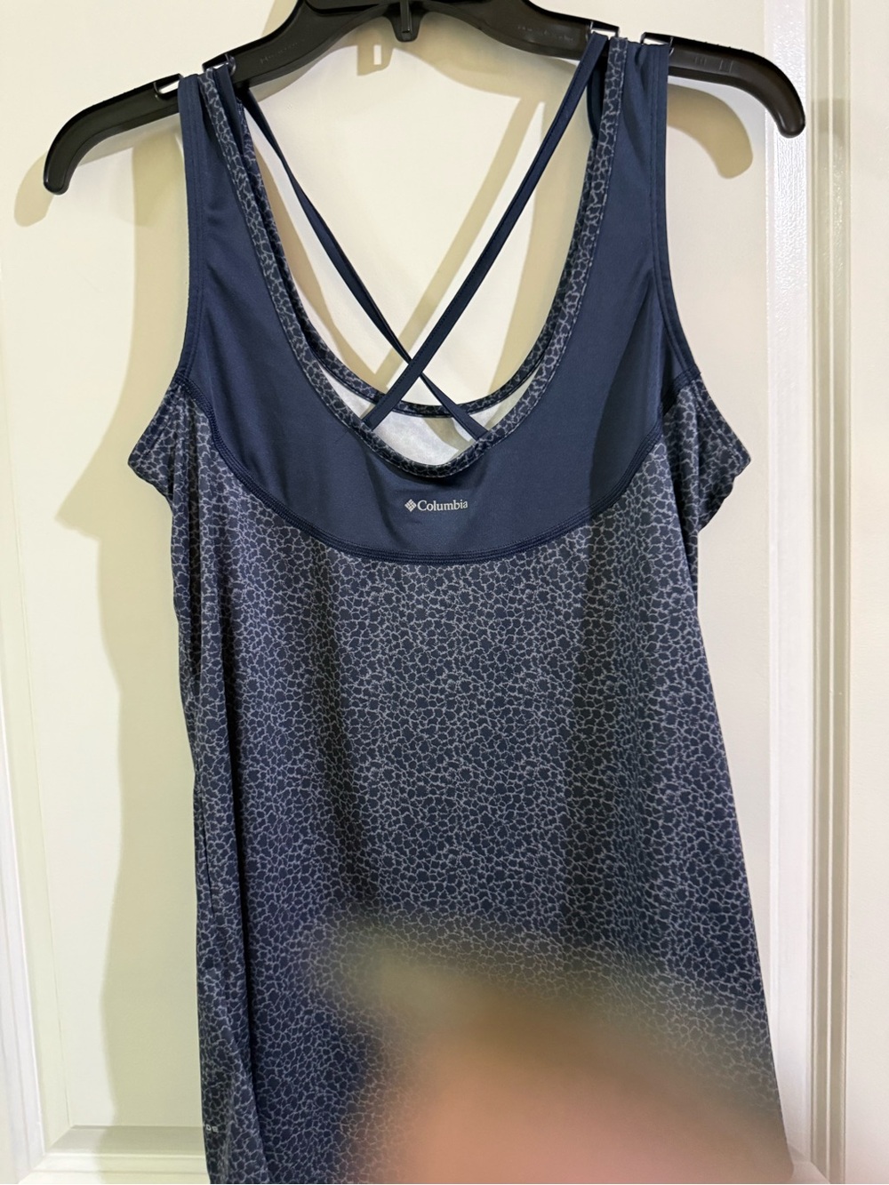 Columbia Women's Navy Patterned Strappy Tank Top